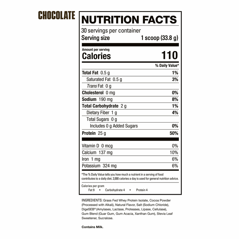 HD Muscle ProHD Isolate Protein - 30 and 64 servings