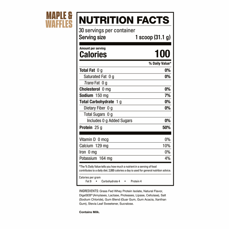 HD Muscle ProHD Isolate Protein - 30 and 64 servings