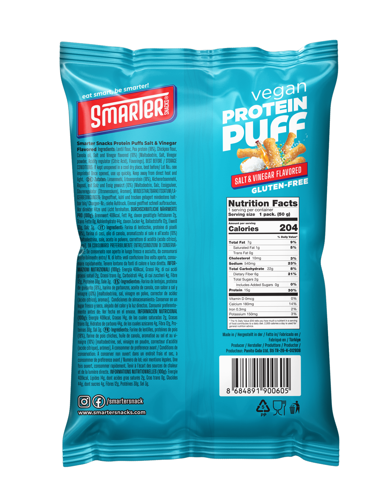 Smarter Snacks Protein Puffs 50g