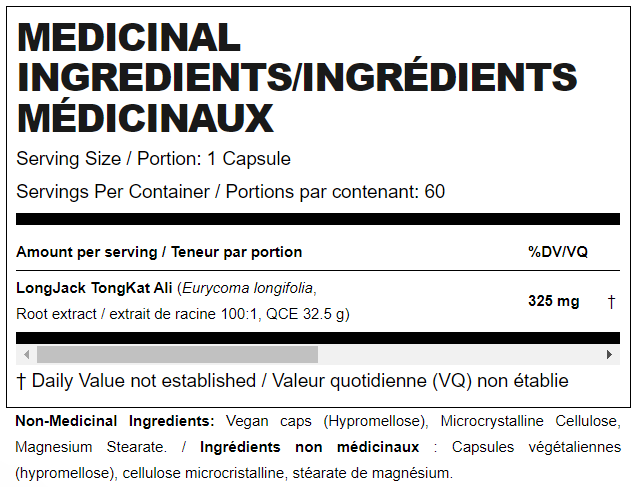 Allmax Longjack Tongkat Ali 60 Capsules