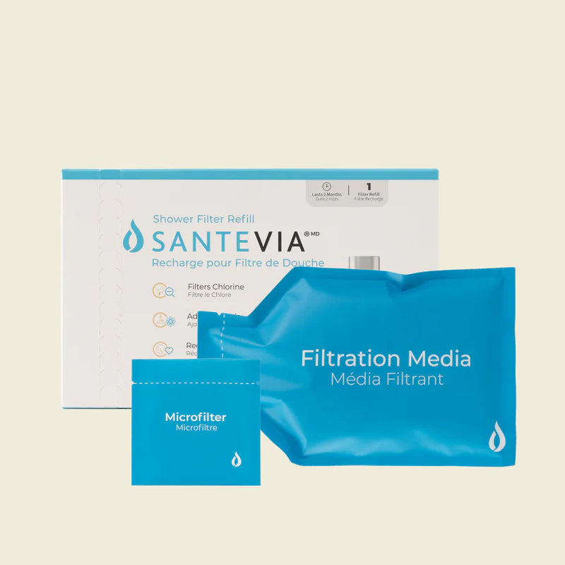 Santevia Bath & Shower Filter | Mineralized Alkaline Water