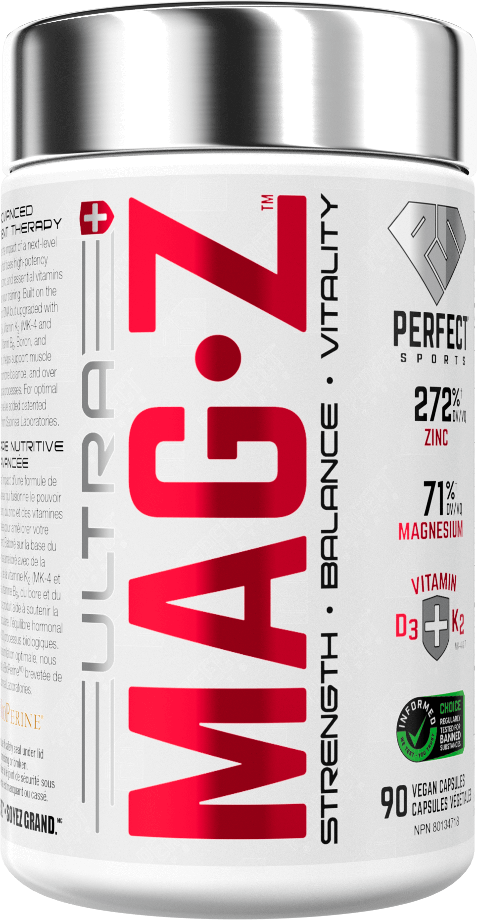 Perfect Sports Mag-Z 90 Capsules