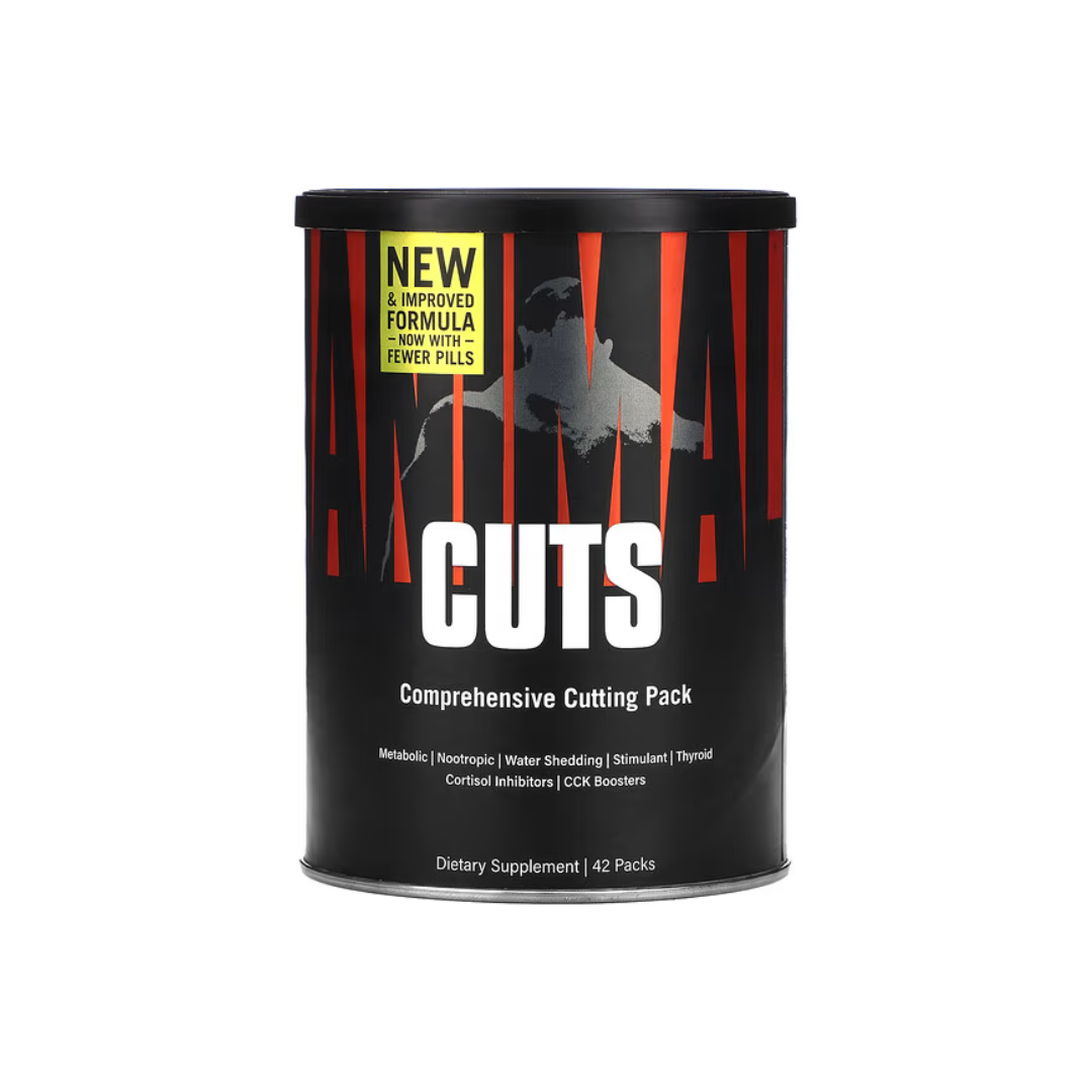 Universal Nutrition Animal Cuts Comprehensive Cutting Pack 42 Packs (Fat Burner With Caffeine)