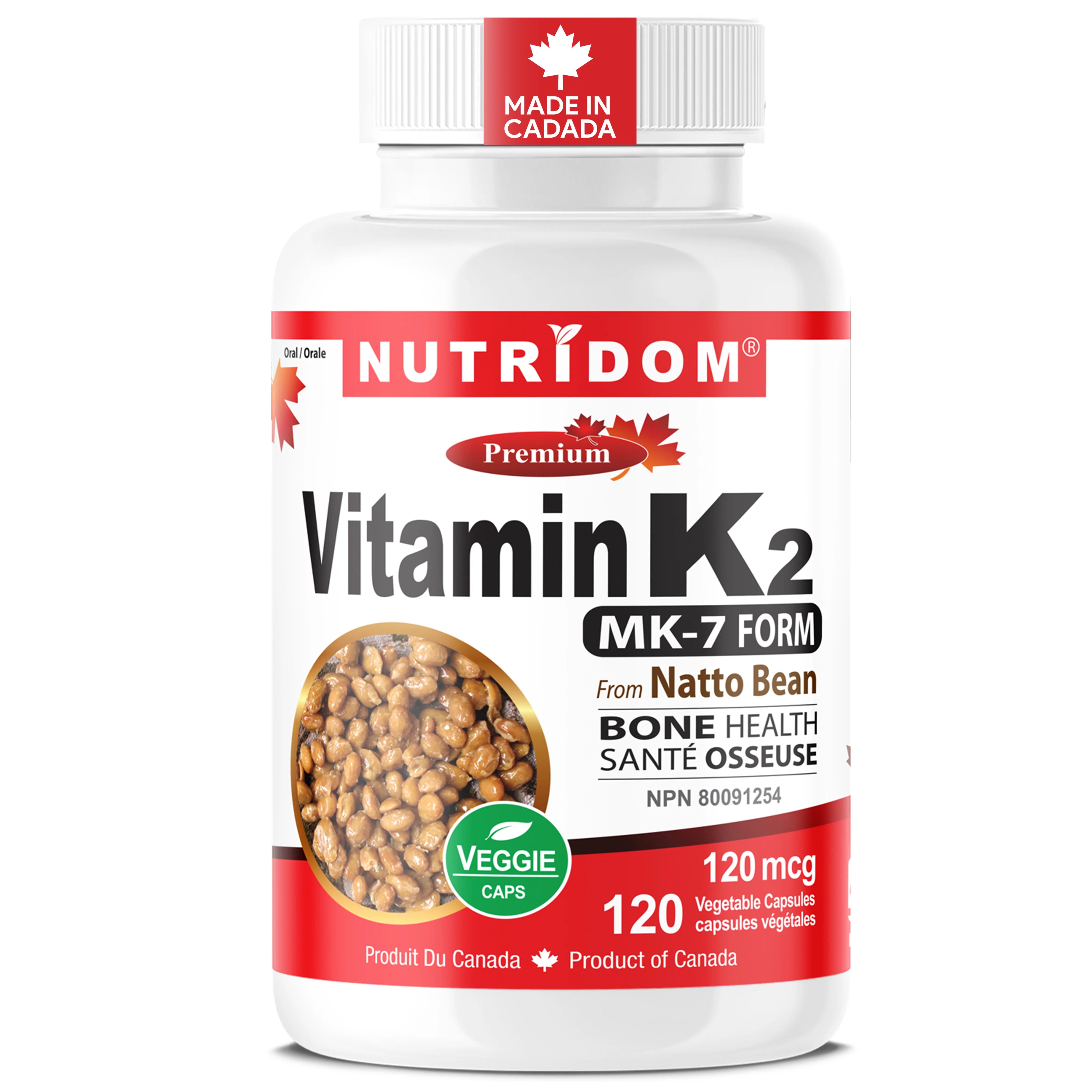 Nutridom Vitamin K2 120 Capsules
