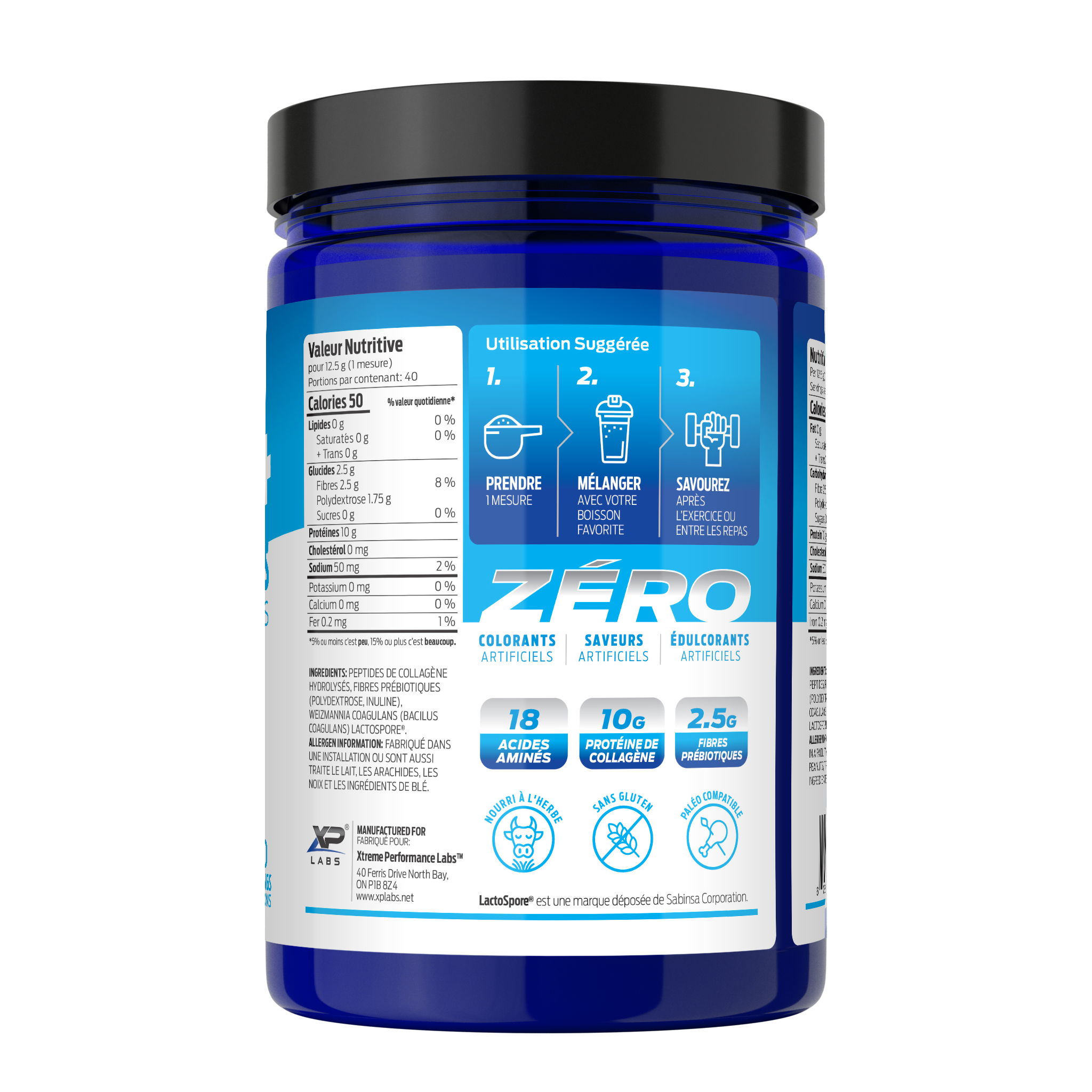 XP Labs Collagen + Prebiotic & Probiotic 500g
