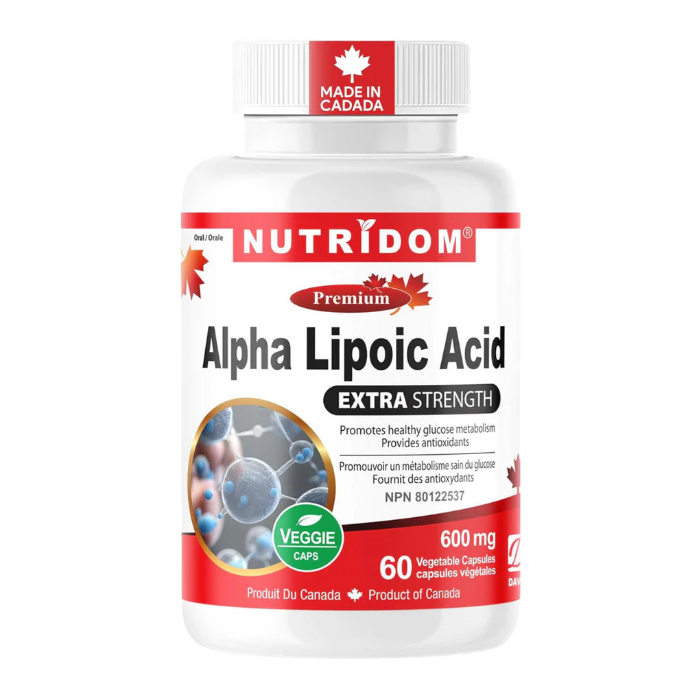 Nutridom Alpha Lipoic Acid (ALA) 60 Capsules