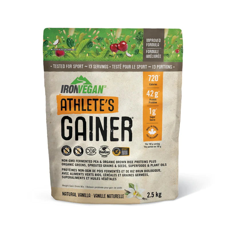 Iron Vegan Athlete's Gainer 2.5kg & 4.5kg