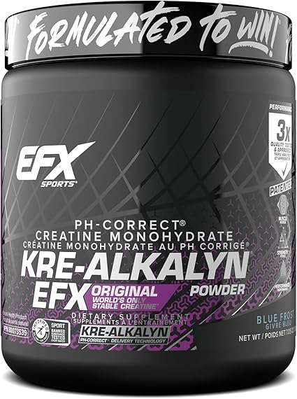 EFX Kre-Alkalyn EFX Powder & Capsules  - 500g, 120, 180 vegan & 192 Capsules