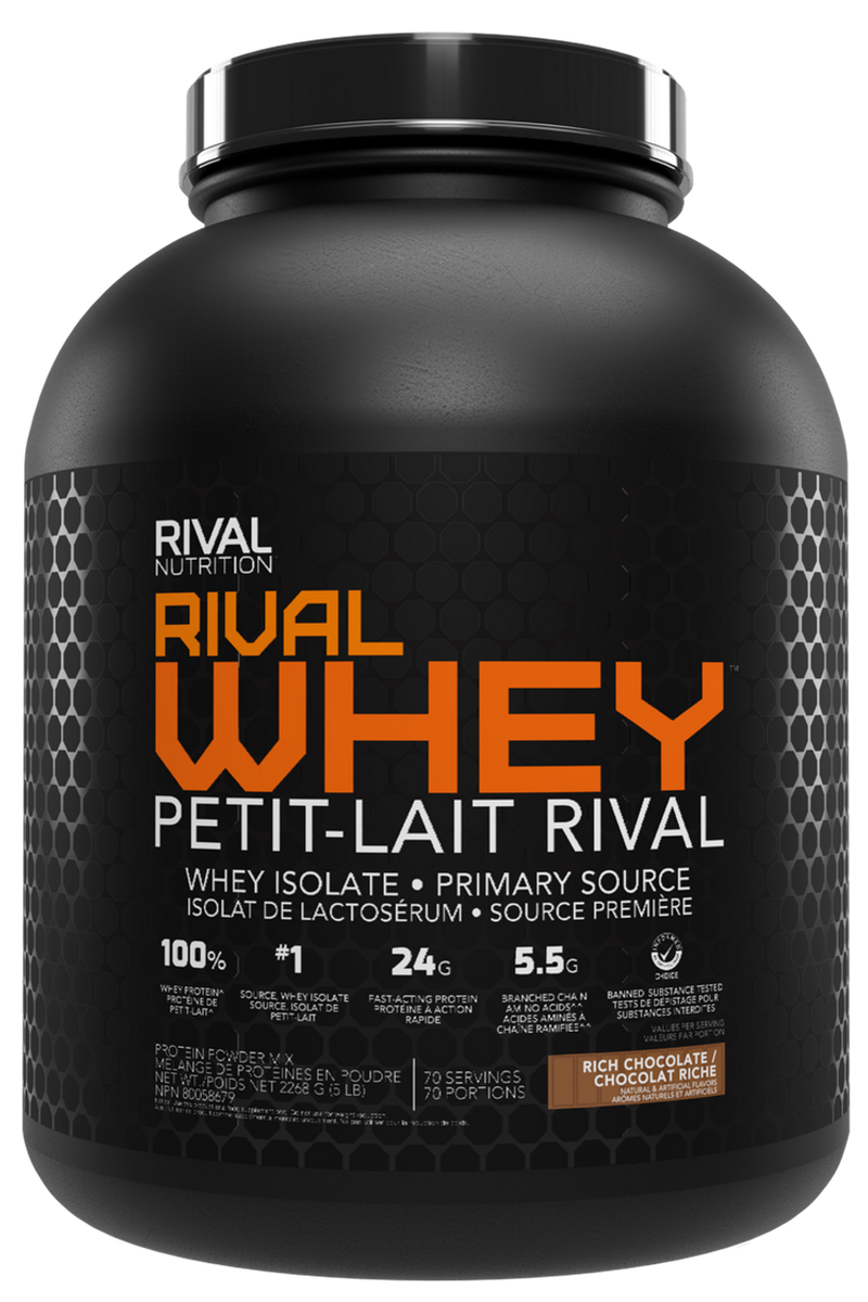 RIVAL Nutrition Whey 5LB & 10LB
