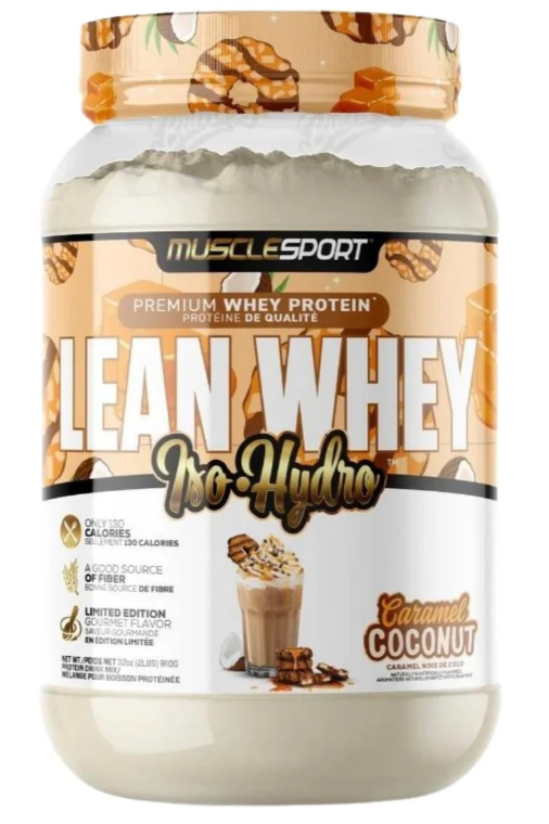 MuscleSport - Lean Whey Iso-Hyrdo Gourmet Protein 2LBS