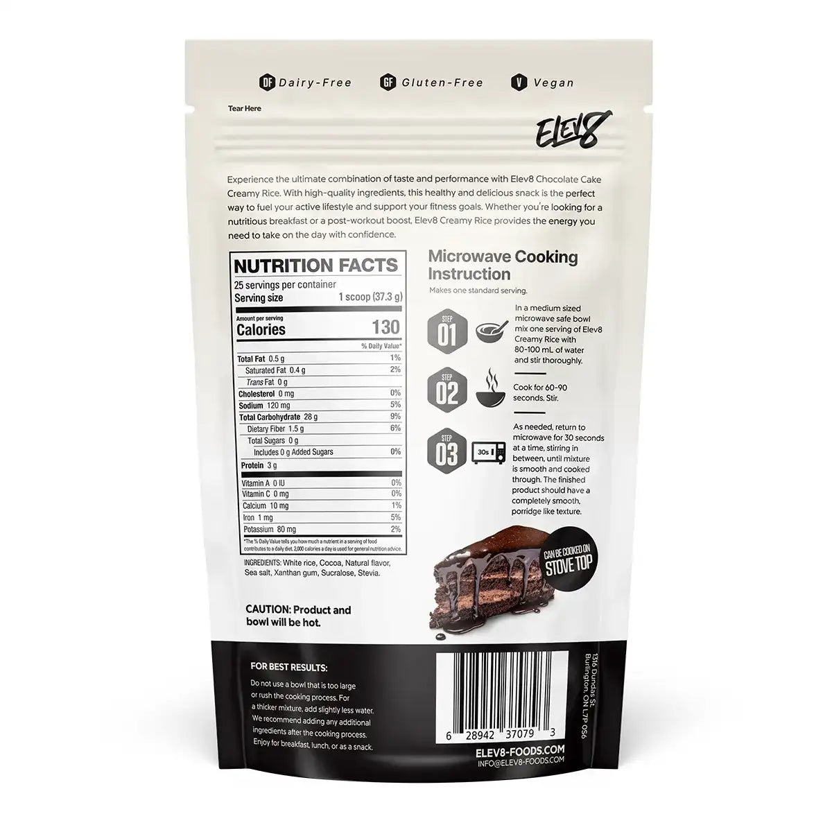 Elev8 Creamy Rice 875-925g