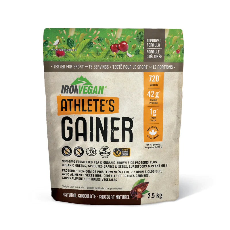 Iron Vegan Athlete's Gainer 2.5kg & 4.5kg