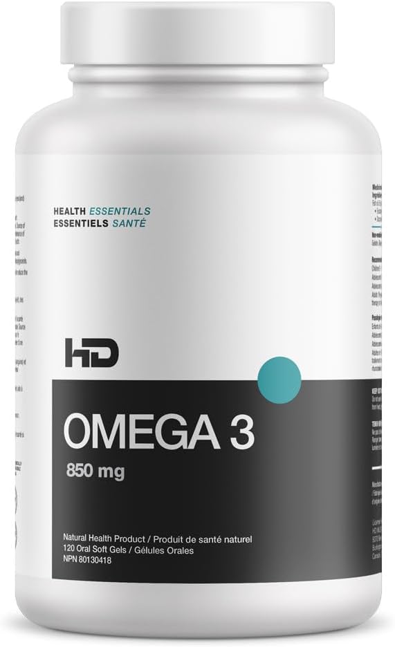 HD Muscle Omega 3 120 Soft Gels