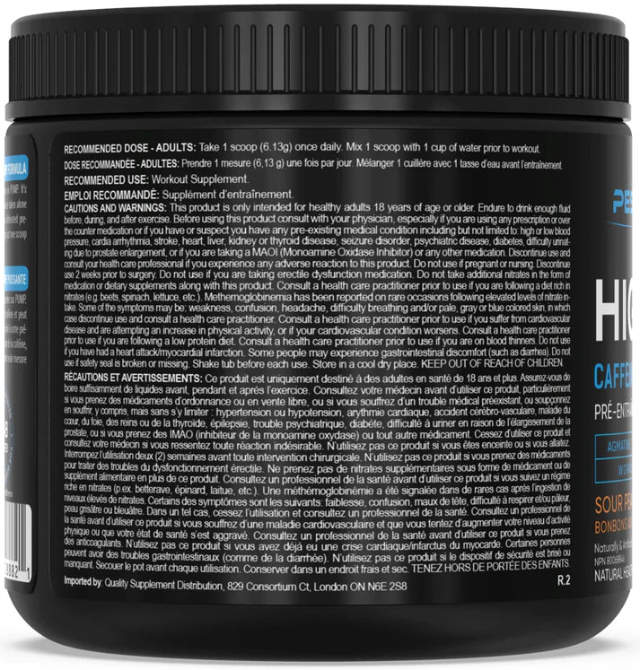 PEScience High Volume Pre-Workout (No Caffeine) 36 Servings