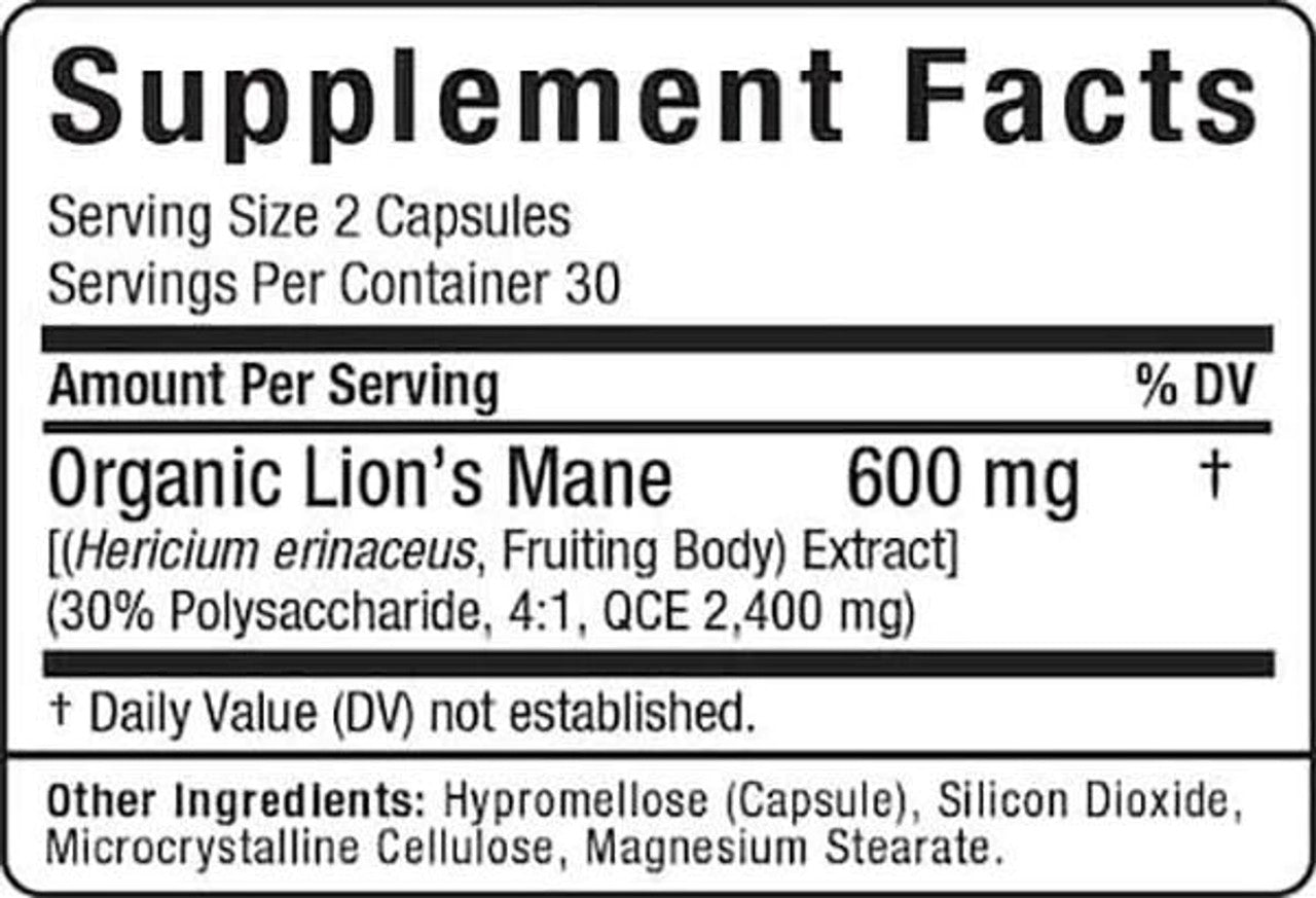 Allmax Lion's Mane 60 Veggie Capsules