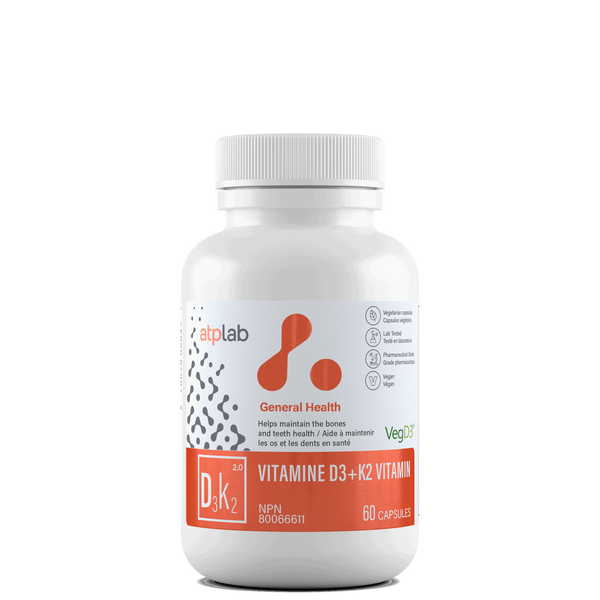 ATPLab Vitamine D3+K2 60 Capsules - 60 Servings