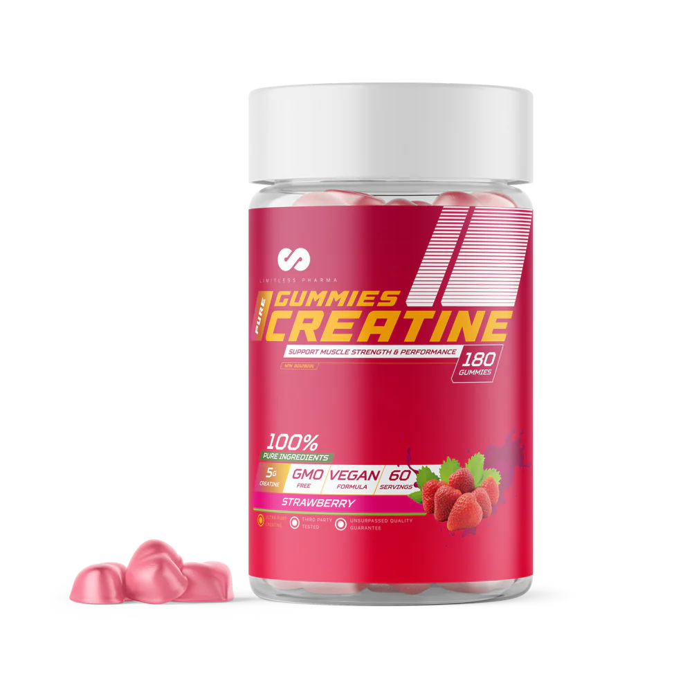 Limitless Pharma Pure Creatine Gummies 180