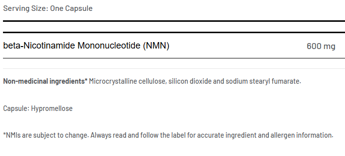 AOR NMN-600 30 Capsules