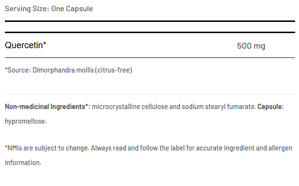 AOR Quercetin 100 Capsules