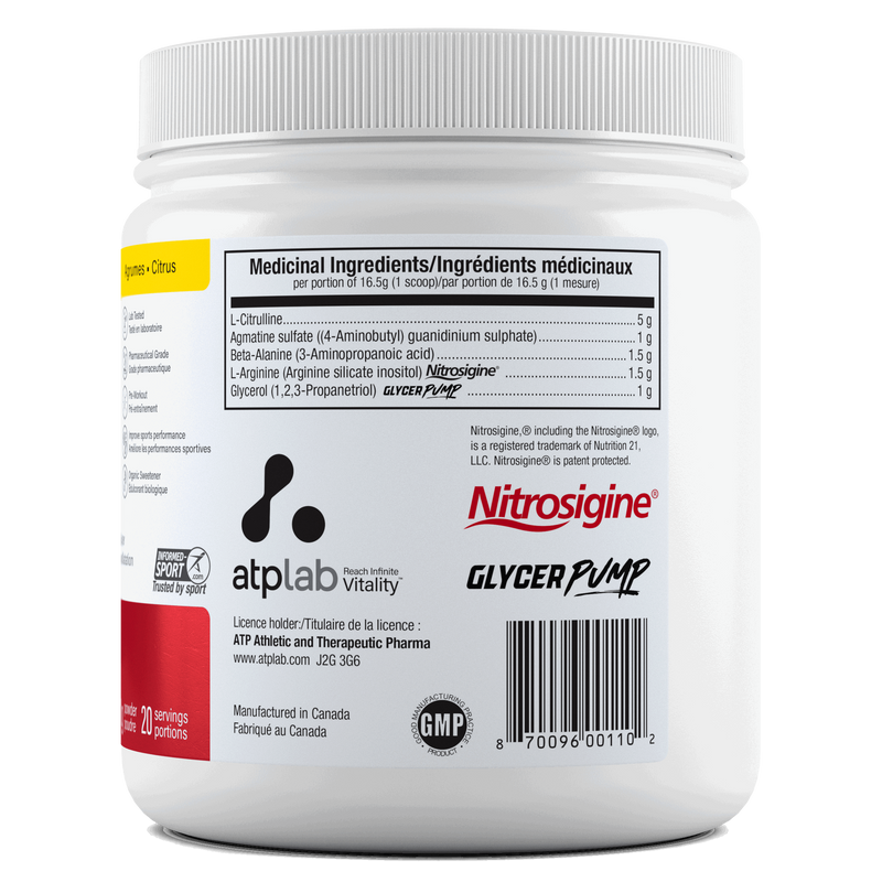 ATPLab E-Nos 330g Citrus 330g - 20 Servings