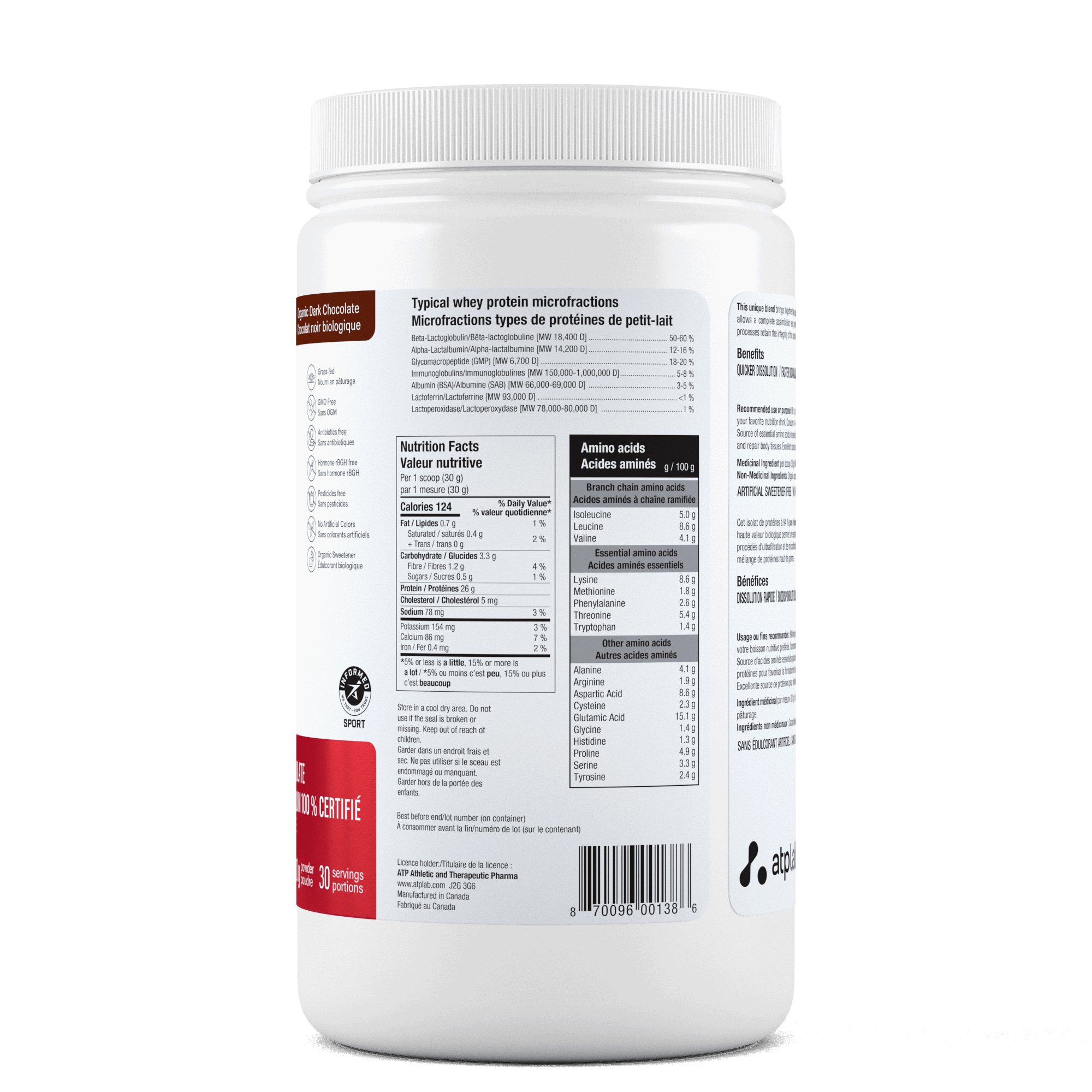 ATPLab Whey Isolate 900g - 30 Servings