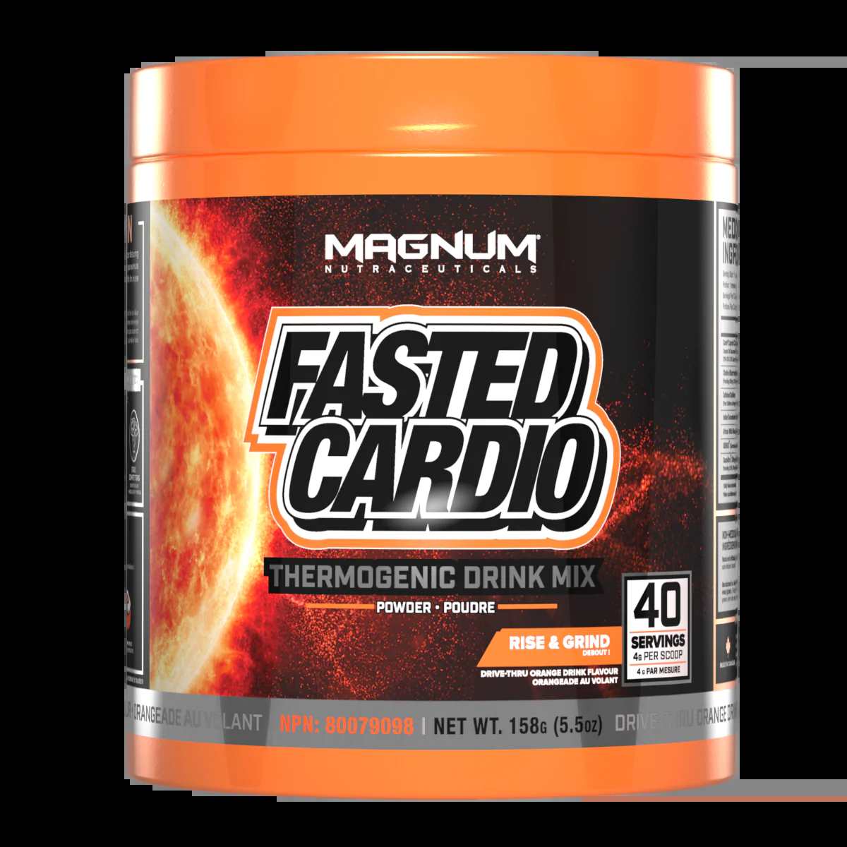 Magnum Fasted Cardio (Fat Burner With Caffeine) 40 Servings