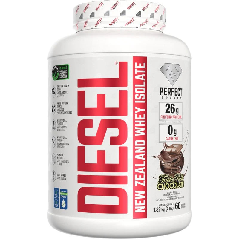 Perfect Sports Diesel New Zealand Whey Isolate 360g, 2LB & 5LB