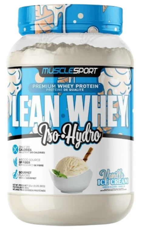 MuscleSport - Lean Whey Iso-Hyrdo Gourmet Protein 2LBS