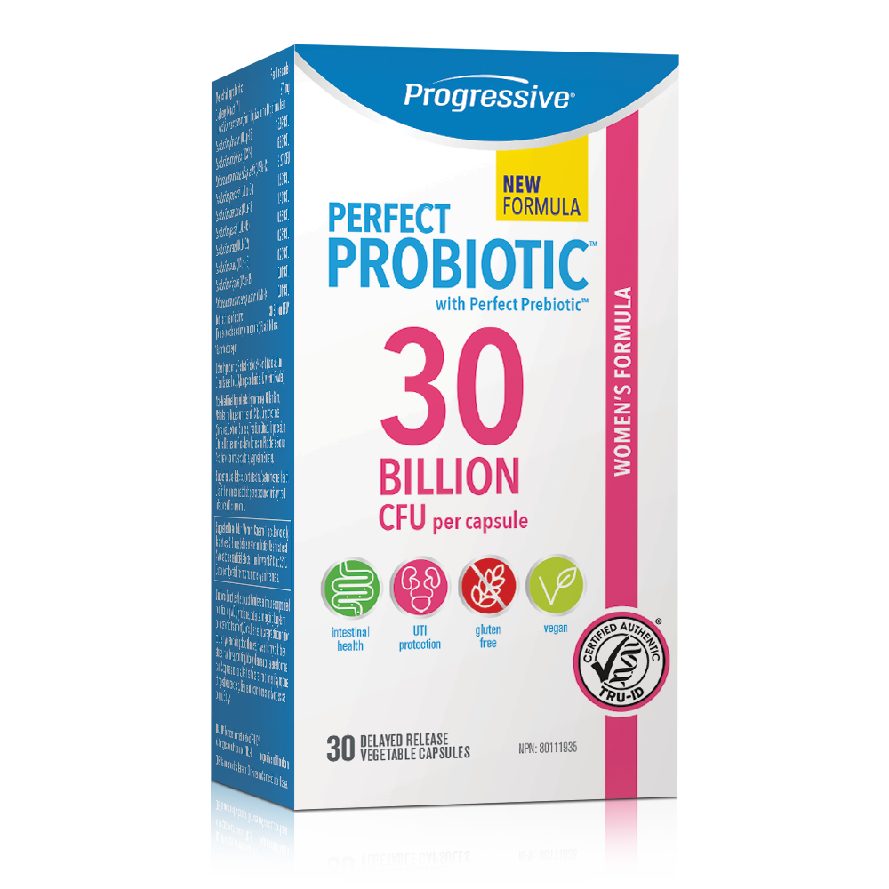 Progressive Perfect Probiotic Women's Formula 30 Billion 30 Capsules