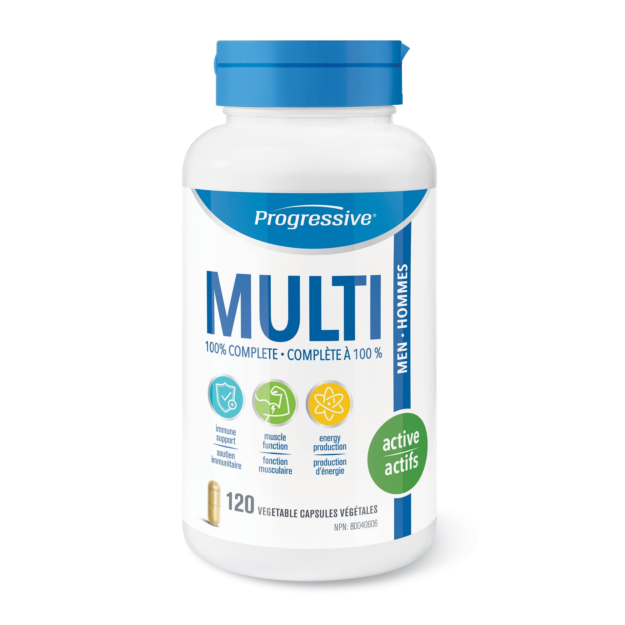 Progressive Multivitamin for Active Men 120 Capsules