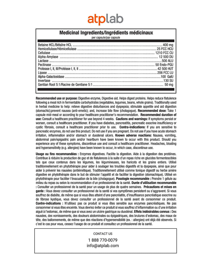 ATPLab Enzymatik Control 180 Capsules