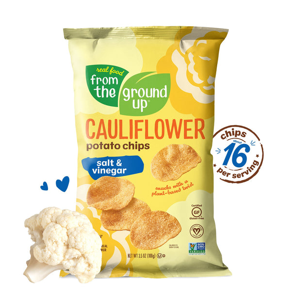 Real Food From The Ground Up Cauliflower Potato Chips 100g