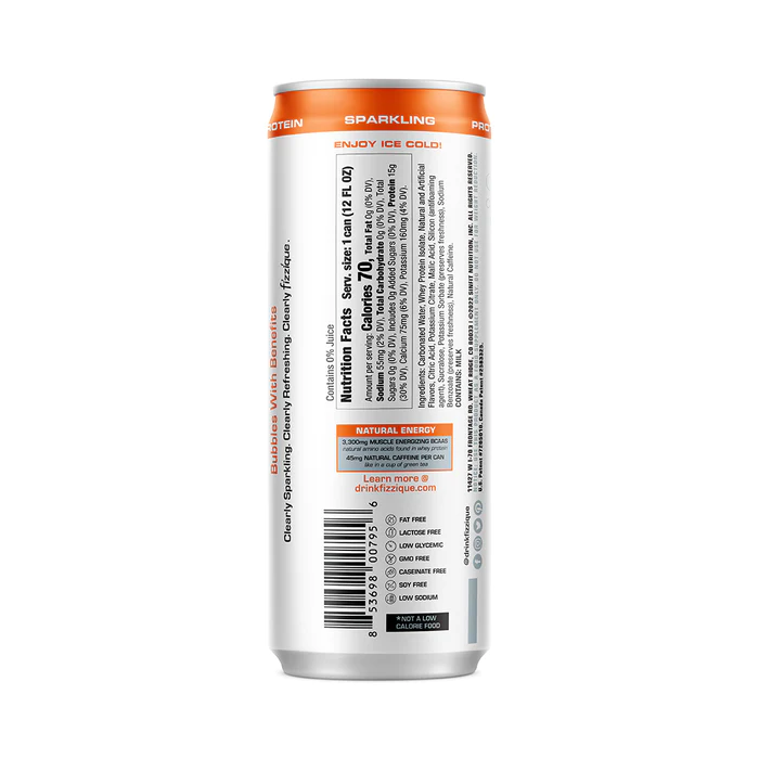 Fizzique Sparkling Protein Water 355ml