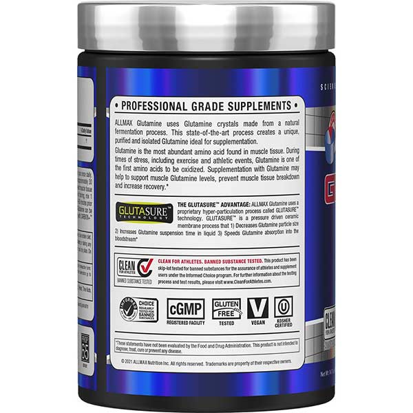 Allmax L-Glutamine 400g & 1000g