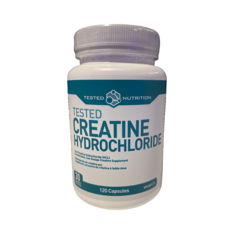 Tested Nutrition Creatine HCL 120 and 240 capsules