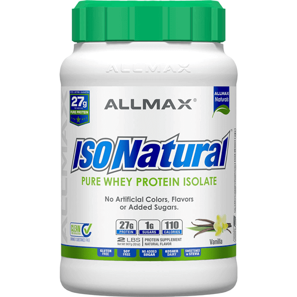 Allmax Isonatural All Natural Whey Protein 2lb & 5lb