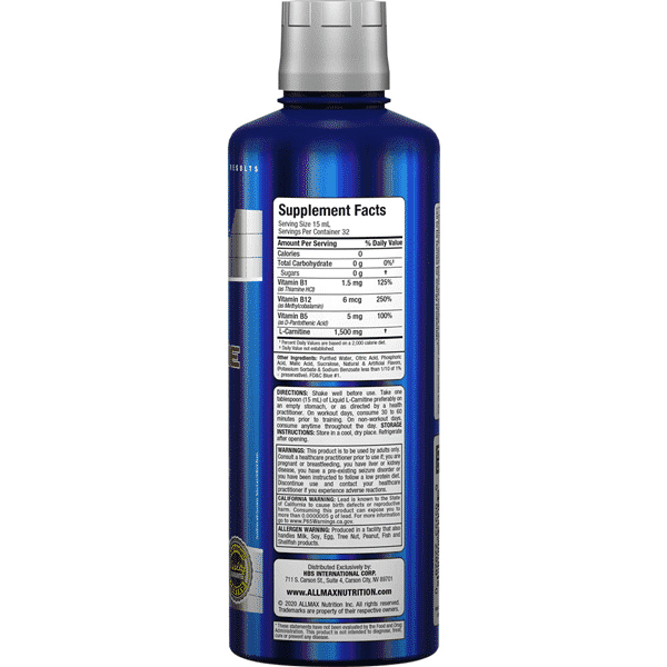 Allmax Liquid L-Carnitine 1500 473ml