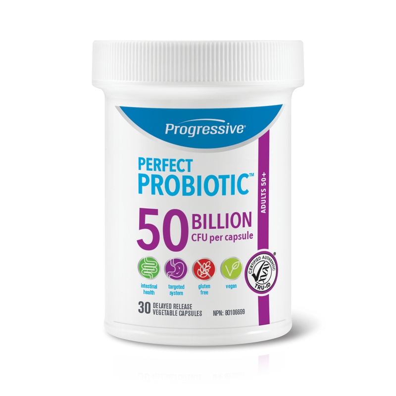 Progressive Perfect Probiotic Adults 50+ 50 Billion (Clearance Item)