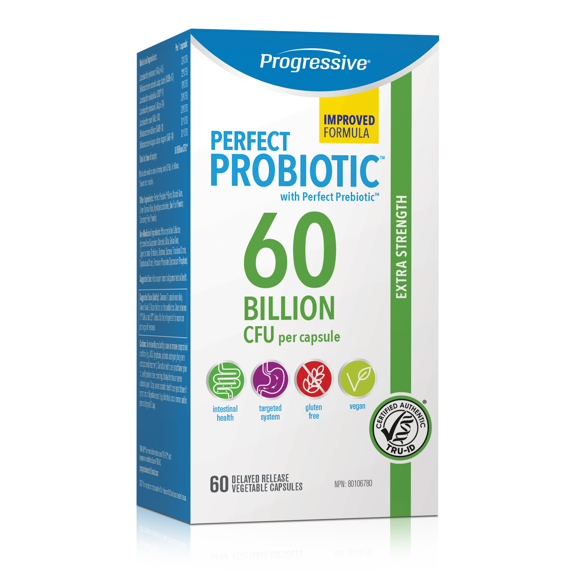 Progressive Perfect Probiotic 60 Billion 30 & 60 Capsules