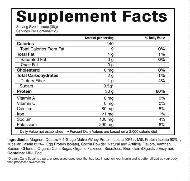 Magnum Quattro Protein 2LB and 4LB