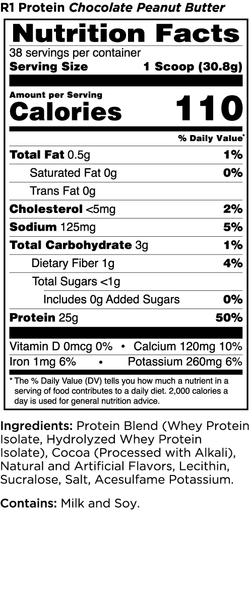 Rule 1 R1 Protein 28 & 72 Servings