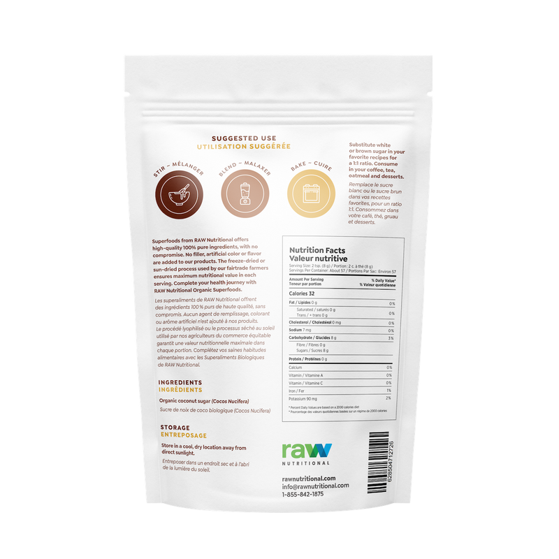 Raw Nutritional Coconut Sugar (Clearance Item)