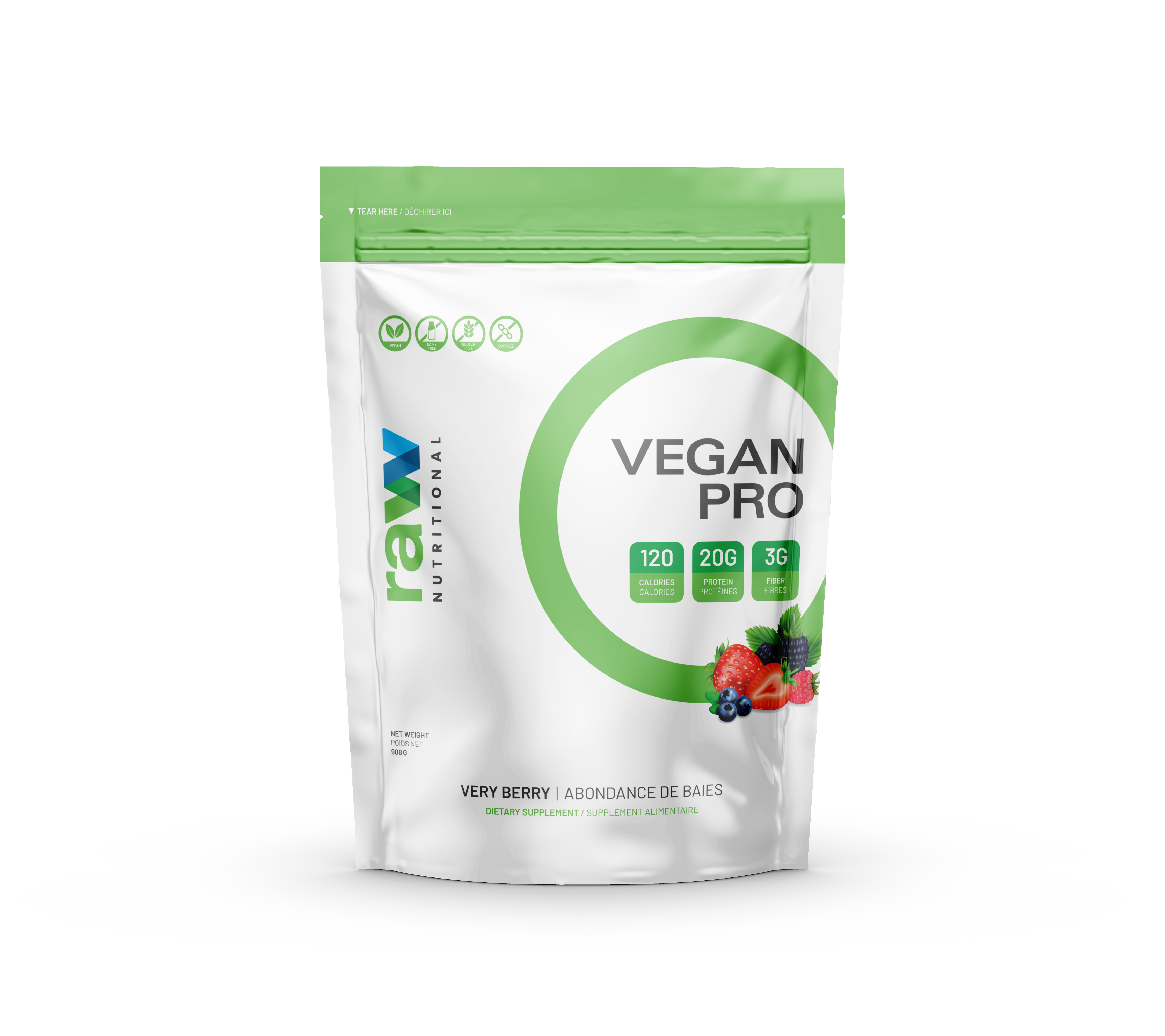Raw Nutritional Vegan Pro 1LB & 2LB