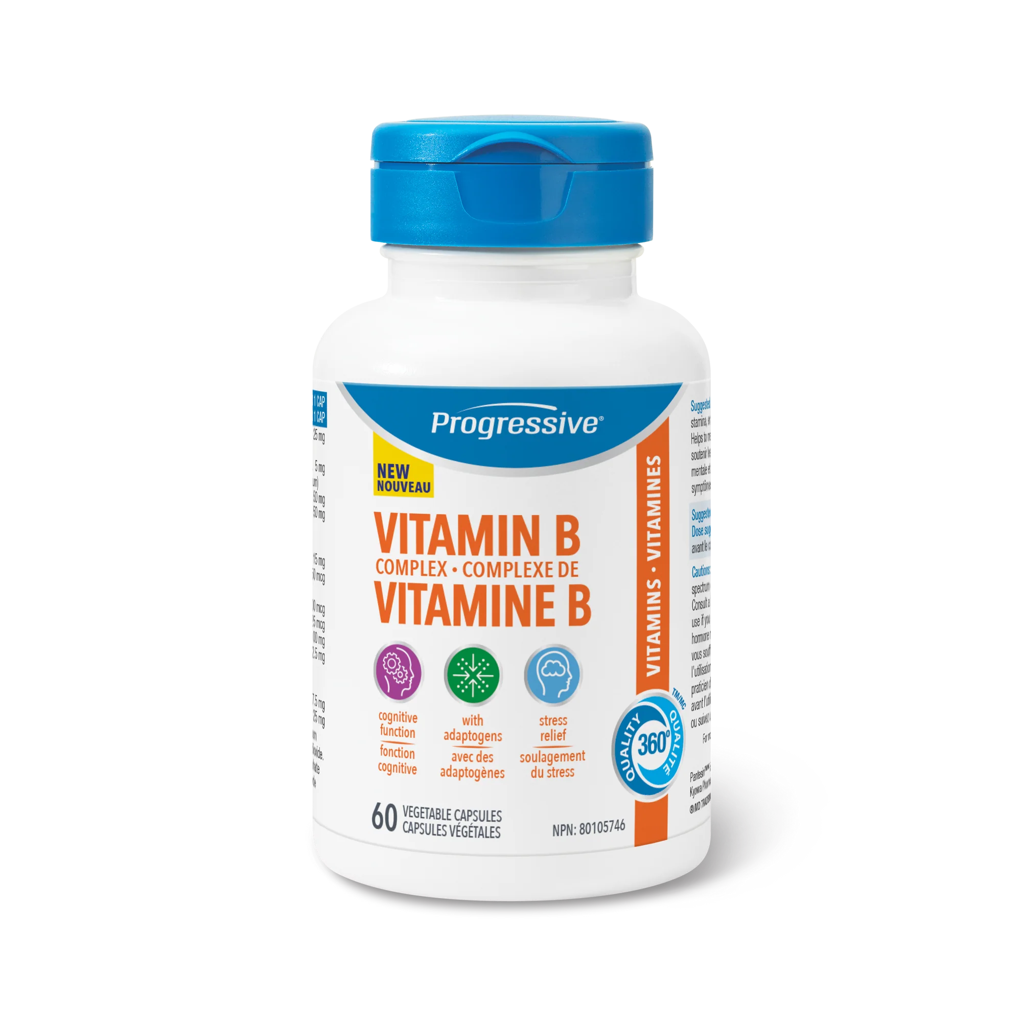 Progressive Vitamin B Complex 60 Capsules