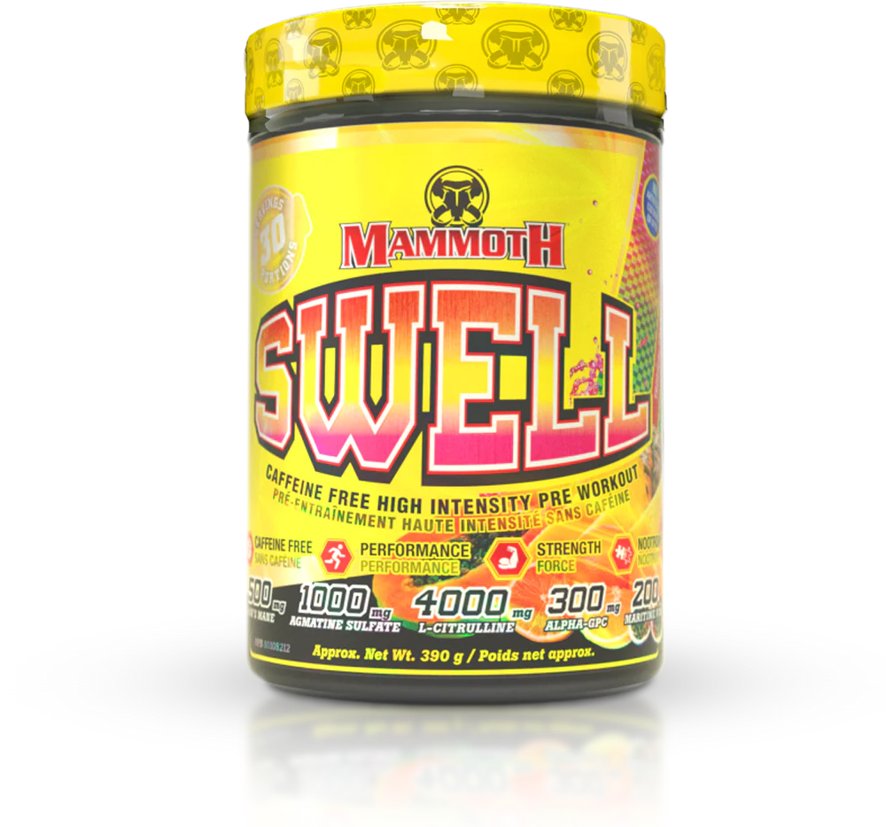 Mammoth Swell Pre-Workout (No Caffeine) 30 Servings