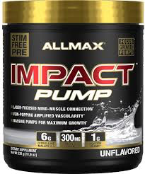 Allmax Nutrition Impact Pump Stim Free Pre Workout 30 Servings