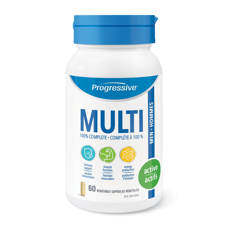Progressive Multivitamin for Active Men 120 Capsules