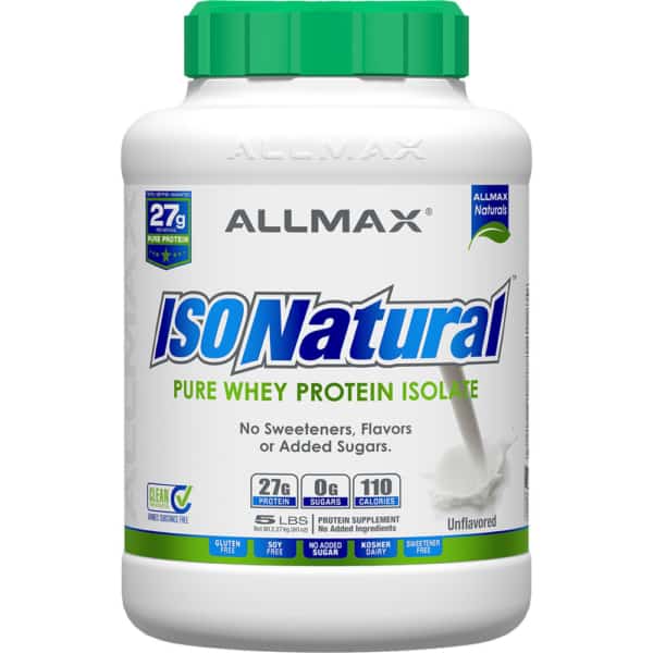 Allmax Isonatural All Natural Whey Protein 2LB & 5LB
