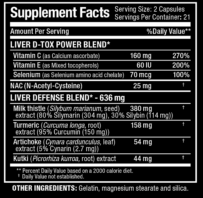 Allmax Liver DTOX 42 Capsules