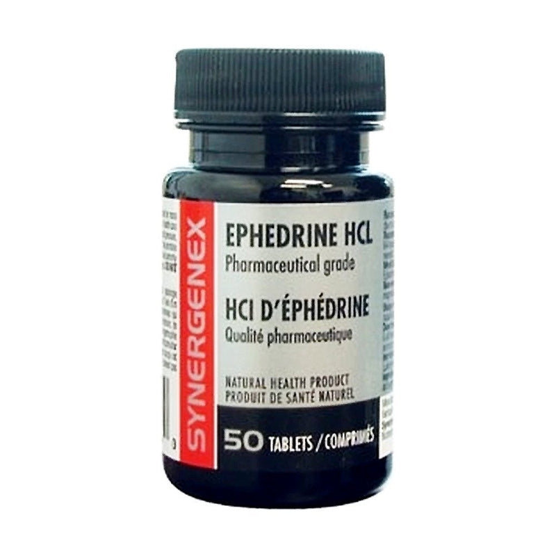 Synergenex Ephedrine HCL 50 Tablets